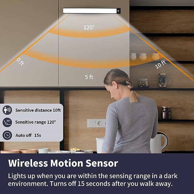 LumenEssentials™ Magnetic LED Motion Sensor Light