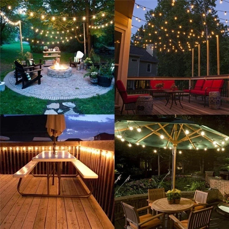 LumenEssentials™ Outdoor Waterproof LED String Lights