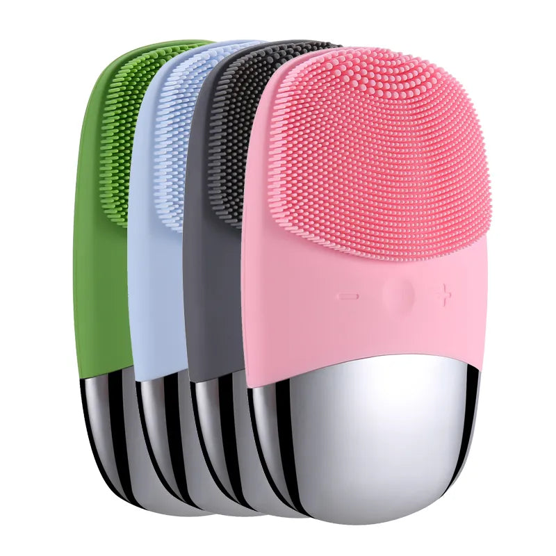 Glowasis™ VibeN'Glow™ Deluxe Rechargeable Electric Facial Cleansing Brush