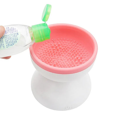 Glowasis™ GlamRinse™ Electric Makeup Brush Cleaner
