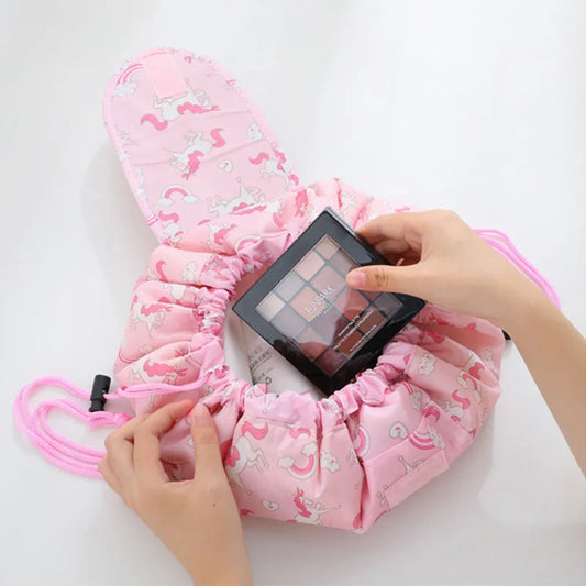 Glowasis™ GlowToGo™ Drawstring Travel Makeup Bag