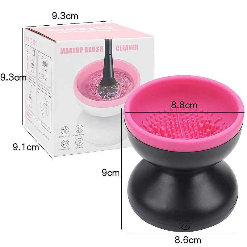 Glowasis™ GlamRinse™ Electric Makeup Brush Cleaner