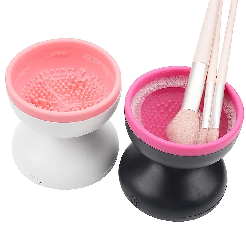 Glowasis™ GlamRinse™ Electric Makeup Brush Cleaner