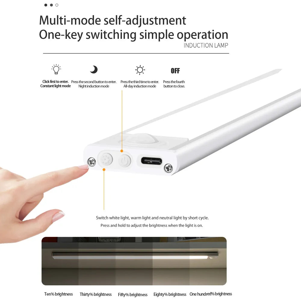 LumenEssentials™ Magnetic LED Motion Sensor Light